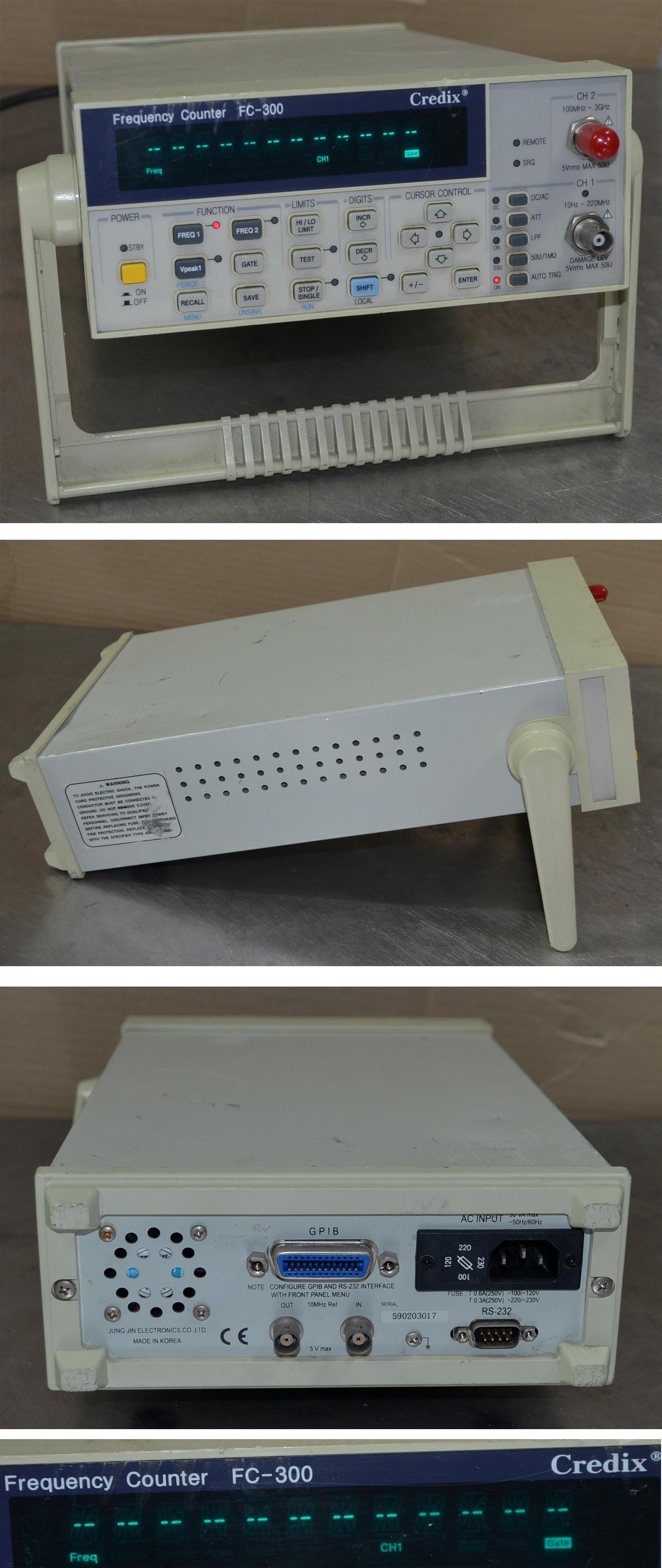 소리전자 Credix Frequency Counter FC300