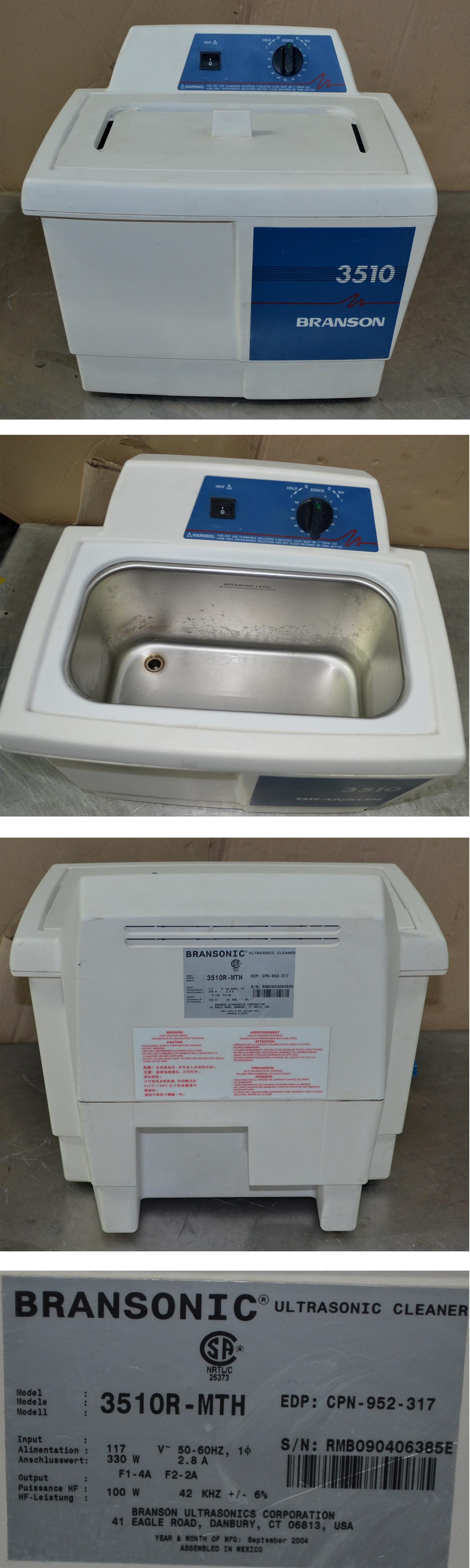 소리전자 초음파 세척기 BRANSON 3510 Ultrasonic Cleaner