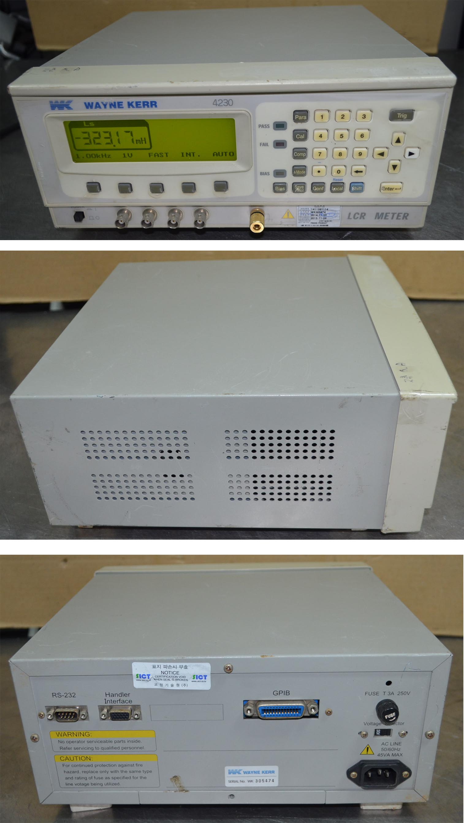 소리전자 ★★★ Wayne Kerr 4230 100Hz To 200kHz LCR Meter