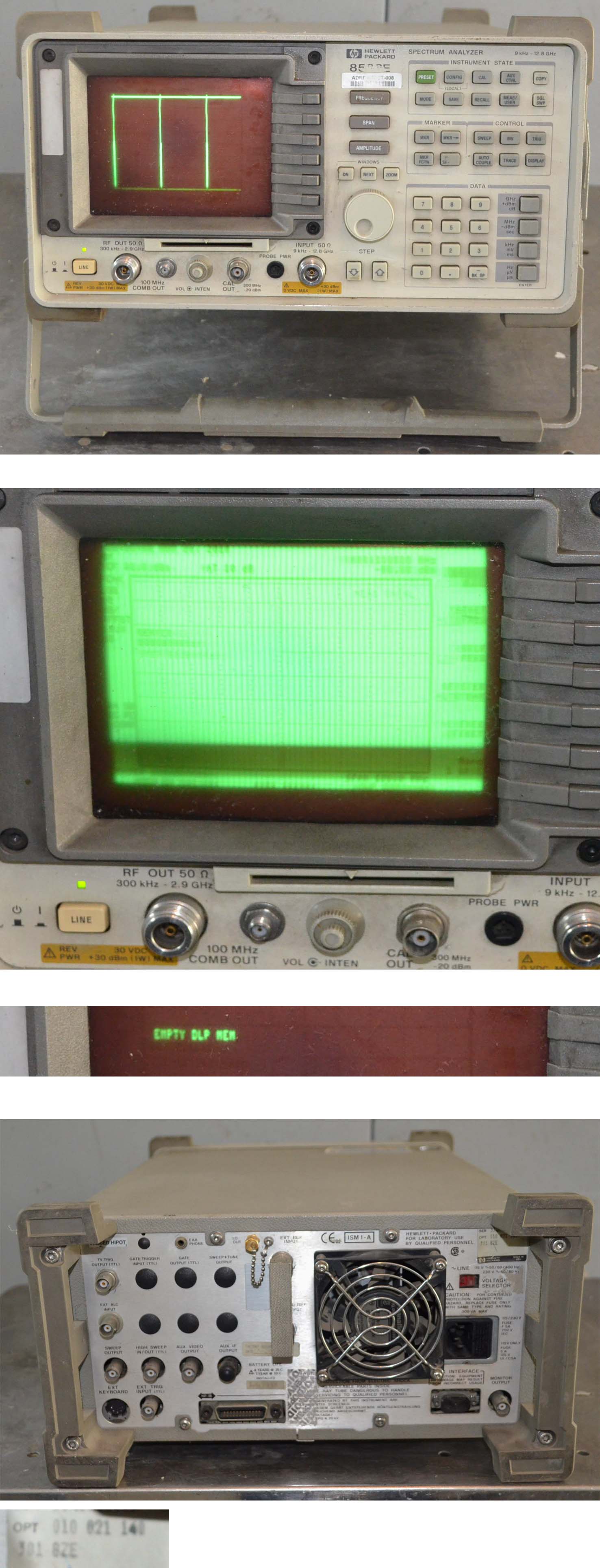 소리전자 - ★★★ HP 8596E Portable Spectrum Analyzer, 9k~12.8GHz